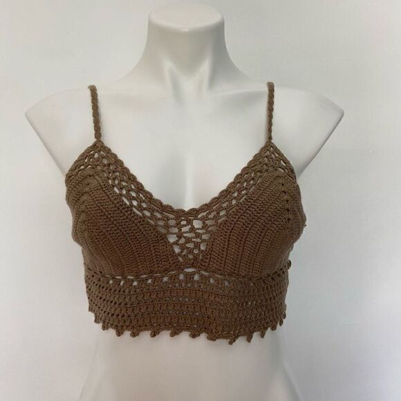 Ecotè crochet bra top green earth fairy - Picture 1 of 11